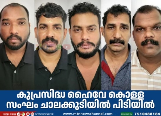 ദേശീയപാതകള്‍ കേന്ദ്രീകരിച്ച്‌ വന്‍ കൊളള നടത്തുന്ന സംഘം പിടിയില്‍
