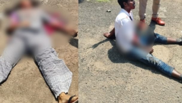 ഭാര്യയെ ഭർത്താവ് കുത്തിക്കൊന്ന ശേഷം ഭർത്താവ് വിഷം കഴിച്ചു.