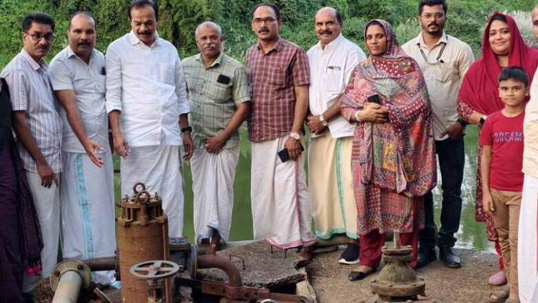 നൂറാടി പമ്പ് ഹൗസില്‍ മോട്ടോര്‍ സ്ഥാപിച്ചു, ഫില്‍ട്ടര്‍ ചെയ്ത വെള്ളം ലഭിക്കും