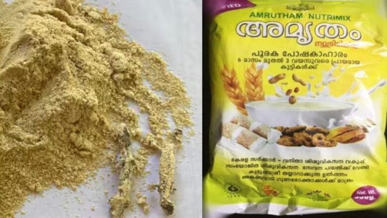 അമൃതം പൊടിയിൽ ചത്തുണങ്ങിയ പല്ലികളെ കണ്ടെത്തി
