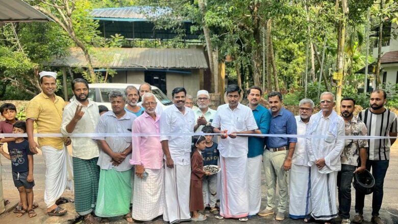 പള്ളിപ്പടി ത്രീജി റോഡ് പുനനിർമാണം പൂർത്തീകരിച്ചു