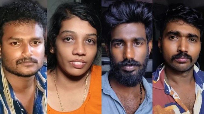 കുട്ടികളുമായി ഉല്ലാസയാത്രക്ക് പോയി മടങ്ങി വരുന്നുവെന്ന വ്യാജേന MDMA കടത്തിയ യുവതിയുള്‍പ്പെടെ നാലുപേര്‍ പിടിയിലായി