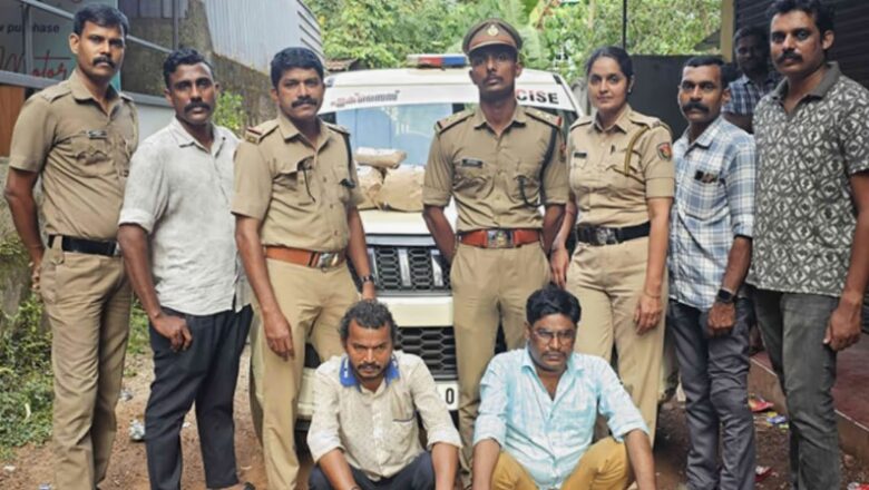 രണ്ട് കിലോഗ്രാമോളം കഞ്ചാവ് കൈവശം വെച്ച രണ്ട് അന്തര്സംസ്ഥാന തൊഴിലാളികള് പൊലീസിന്റെ പിടിയിലായി