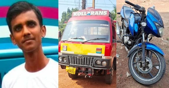 ബൈക്കും ടിപ്പറും കൂട്ടിയിടിച്ച് ബൈക്ക് യാത്രക്കാരനായ യുവാവ് മരിച്ചു.