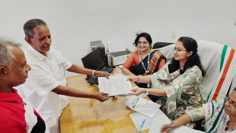 സ്വതന്ത്ര സ്ഥാനാർത്തിയായി പതിനഞ്ചാം വാർഡ് പുത്തനങ്ങാടിയിൽ പറങ്ങോടത്ത് ഹംസ നാമനിർദേശ പത്രിക സമർപ്പിച്ചു