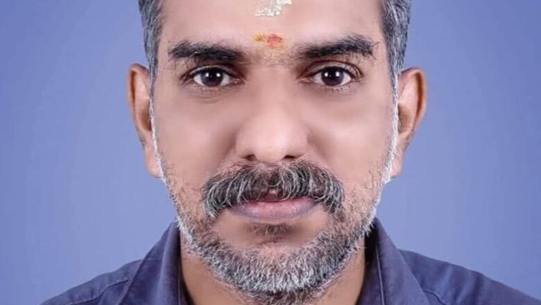 വേങ്ങര നിയോജക മണ്ഡലം എൻ.ഡി.എ സ്ഥാനാർത്ഥിയായി വി.എൻ. ജയകൃഷ്ണനെ പ്രഖ്യാപിച്ചു