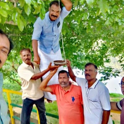 വേങ്ങരയിൽ പക്ഷികൾക്കായി ‘തണ്ണീർ കുടം’ പദ്ധതി