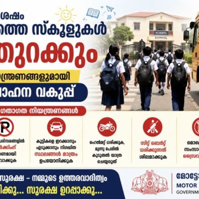 വേനലവധിക്ക് ശേഷം സംസ്ഥാനത്തെ സ്കൂളുകൾ ഇന്ന് തുറക്കും.