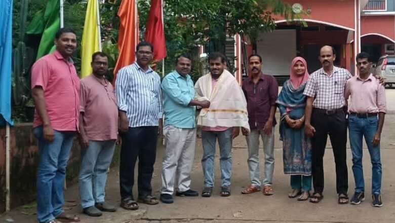 കെ. ബഷീർ അഹമ്മദ് മാസ്റ്റർക്ക് കെ.എസ്.ടി.യുവിന്റെ ആദരം
