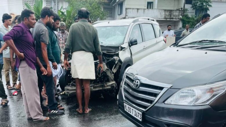 കോഹിനൂർ ലോറിത്താവളത്തിന് സമീപം വീണ്ടും കാറപകടം; രണ്ട് പേർക്ക് പരിക്ക്