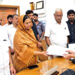 വേങ്ങര ഗ്രാമപഞ്ചായത്ത് ഉപതെരഞ്ഞെടുപ്പ്: മൂന്നാം വാർഡിൽ കെ.പി ഹസീന ഫസൽ നാമനിർദ്ദേശ പത്രിക നൽകി