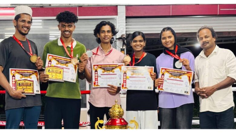 അഖില കേരള മിക്സ് ബോക്സിങ് ചാമ്പ്യൻഷിപ്പ്: വേങ്ങര ഐ.എസ്.കെ.എ.എം അക്കാദമിക്ക് 3 സ്വർണ്ണവും 2 വെള്ളിയും