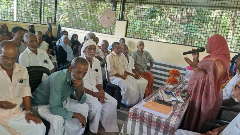 വിപുലമായ പരിപാടികളോടെ ഊരകം അത്താണിക്കുണ്ട് അങ്കണവാടിയിൽ വയോജന ദിനാചരണം